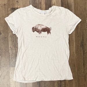 Women's Cream Short Sleeve Tee